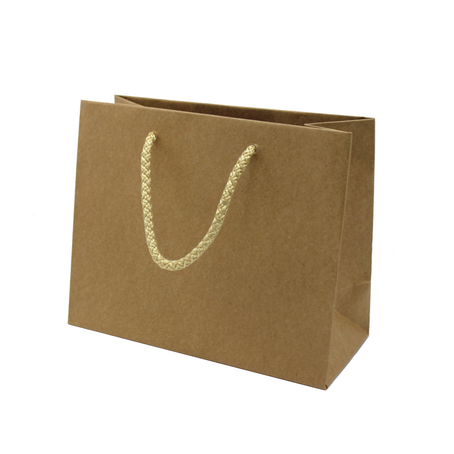 Kraft Natural Kraft Paper Bags 135gsm with Cord - Kraft