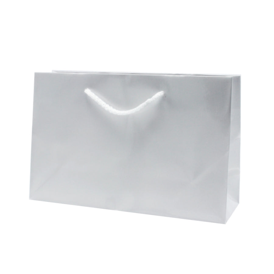 200gsm Coated Paper Bags - Gloss Laminated - White
