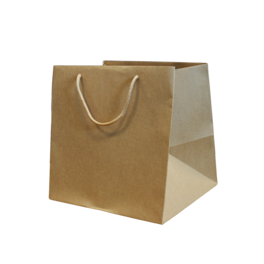 Kraft Natural Kraft Paper Bags 135gsm with Cord - Kraft