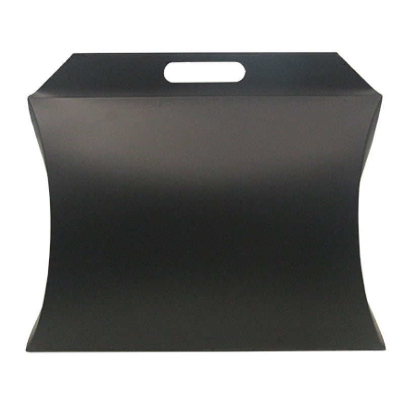Caixas Ovais em Cartolina 350g - Plastificado Mate - Preto