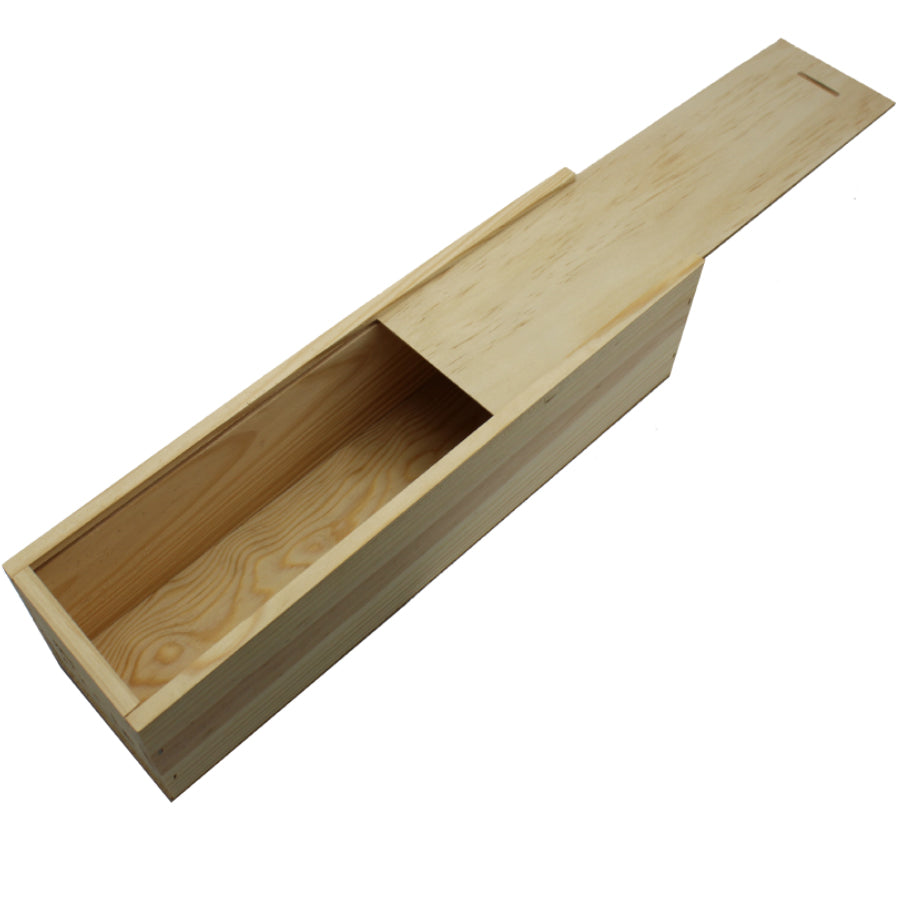 Caja con tapa para botellas - Madera