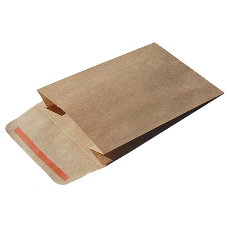 Envelopes de Papel Kraft Natural com Pala Adesiva - Kraft