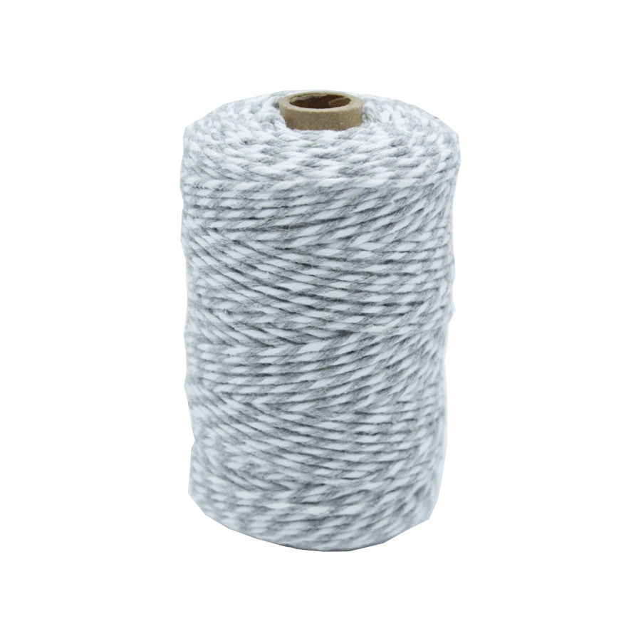Cotton Yarn - Grey and White