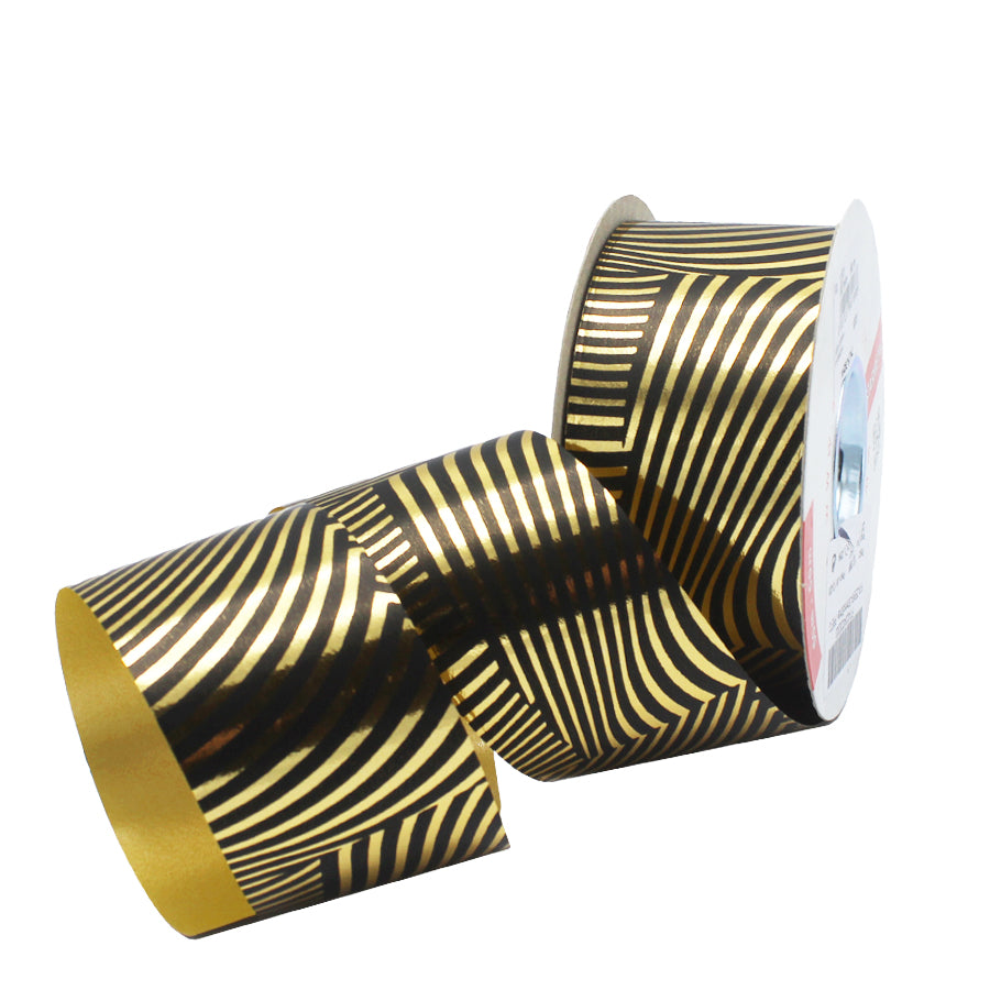 Ribbon - Black - "Zebra"
