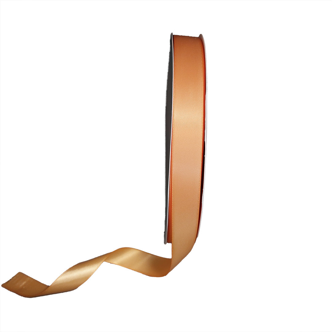 Double-faced Satin Ribbon - Light Orange