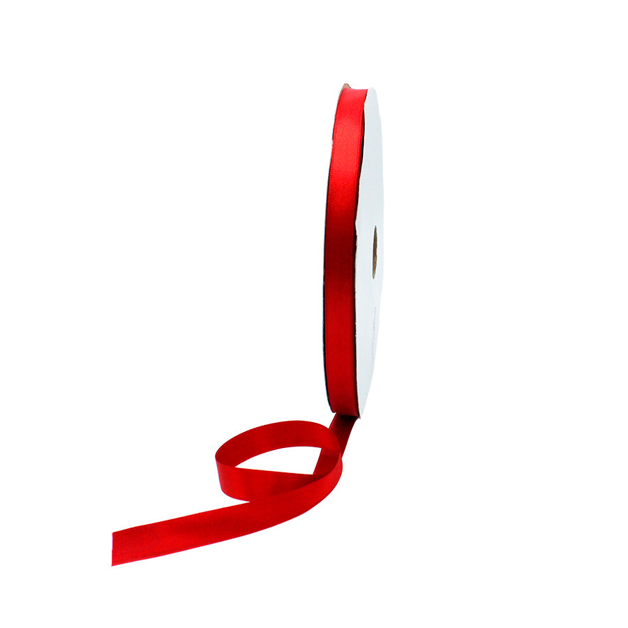 Double-Sided Satin Ribbon - Red