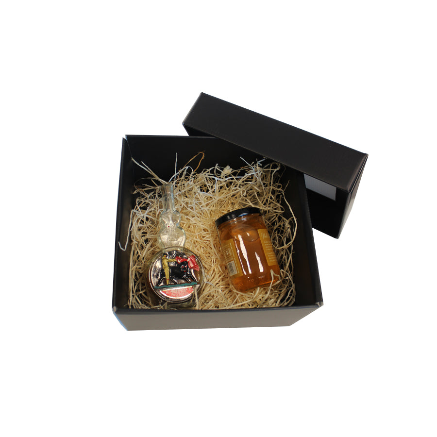 Caixa Gourmet em Microcanelado - Preto