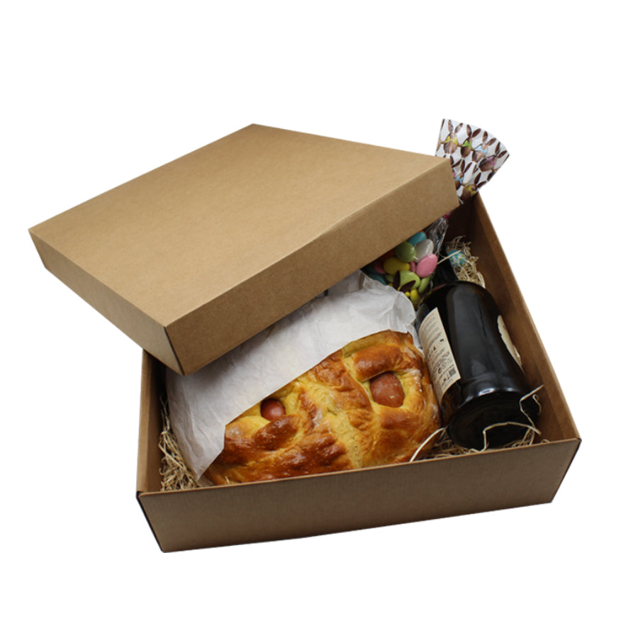 Caixa Gourmet em Microcanelado - Kraft