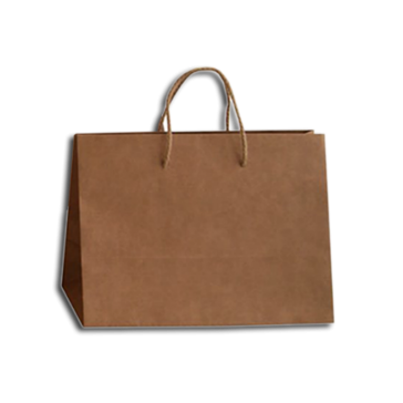 Kraft Natural Kraft Paper Bags 135gsm with Cord - Kraft