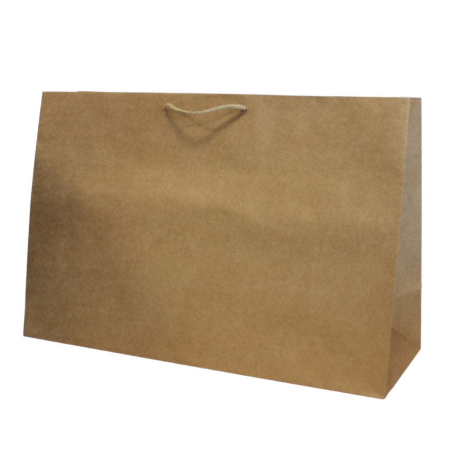 Kraft Natural Kraft Paper Bags 135gsm with Cord - Kraft