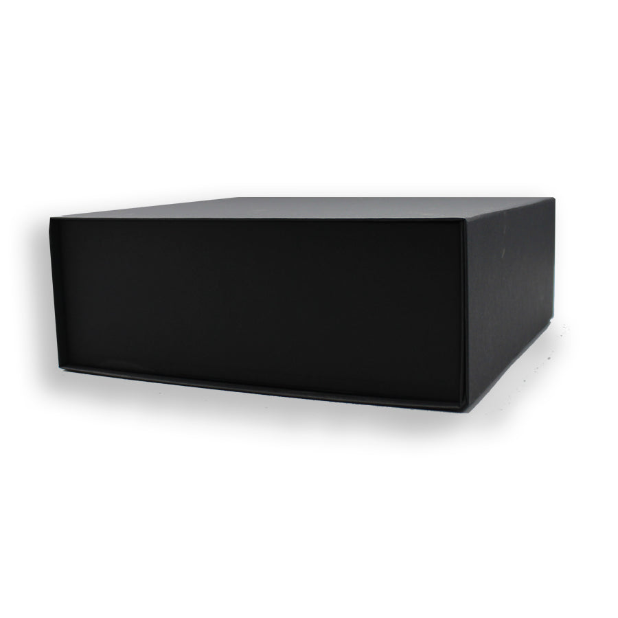 Caixa Premium Cartão 1200g com Iman e Adesivo - Preto Kraft