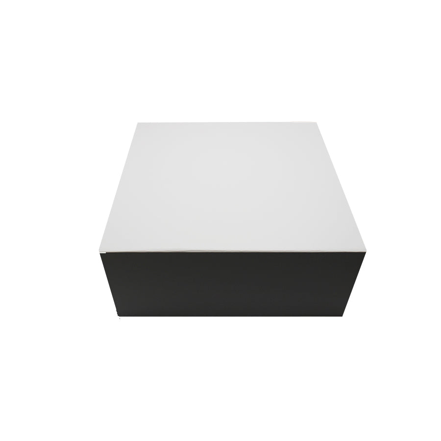 Caixa Premium Cartão 1200g com Iman e Adesivo - Plastificado Mate - Branco