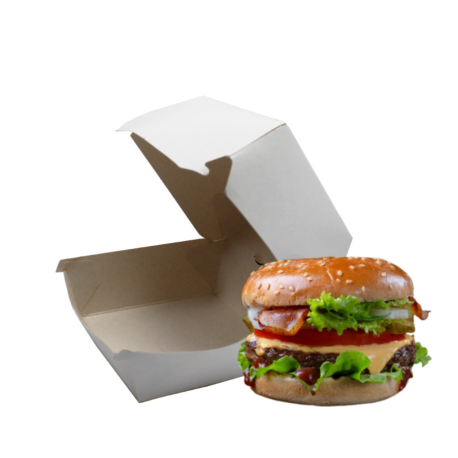 Caixas Take-Away com Tampa - Branco