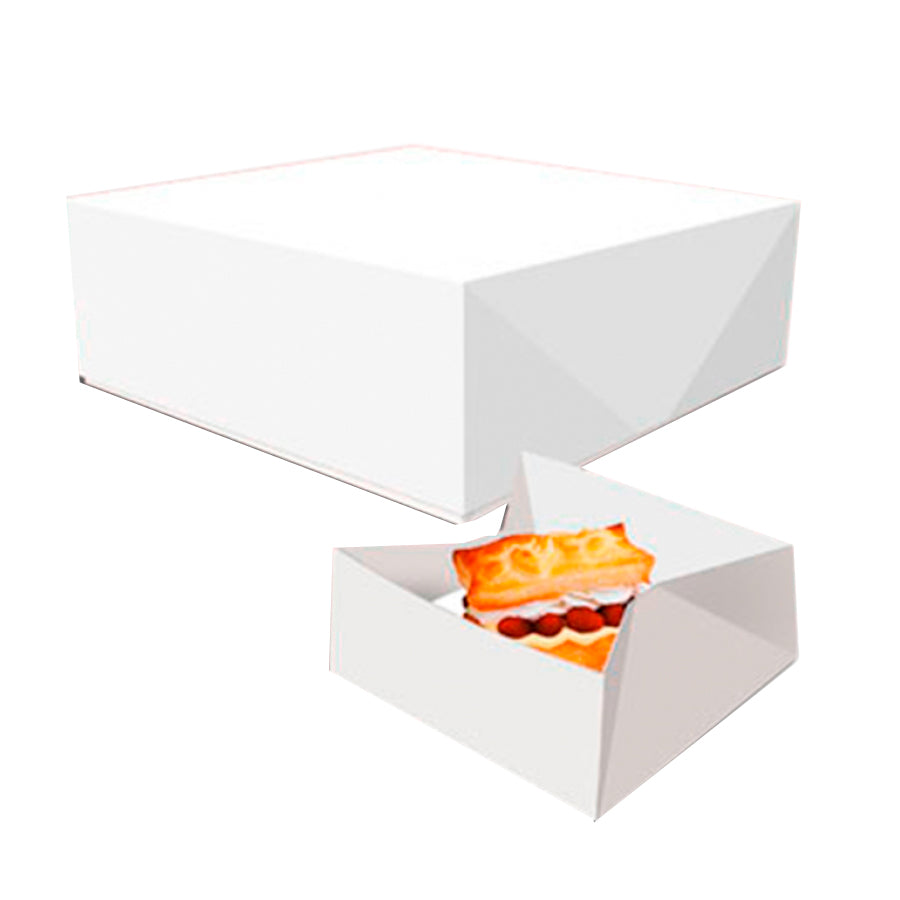 Caixas em Cartolina Folding para Bolos - Branco