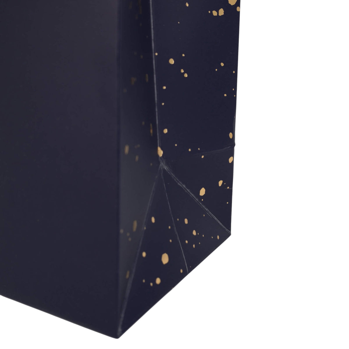 Sacos de Papel Couché 200g - Plastificado Mate - Azul, Dourado e Branco - "Noite Feliz"