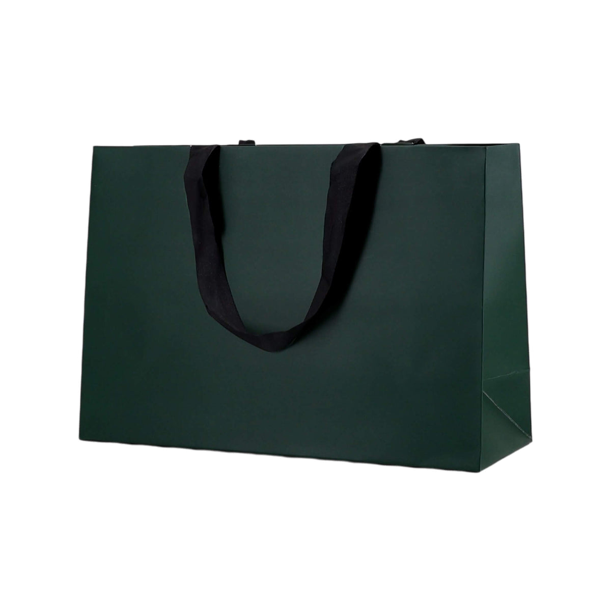 Sacos Premium Couché 250g com Fita - Plastificado Mate - Verde Escuro