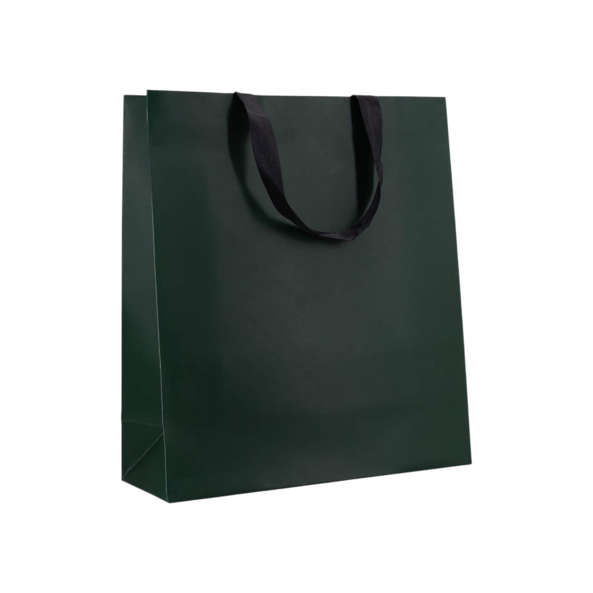 Sacos Premium Couché 250g com Fita - Plastificado Mate - Verde Escuro