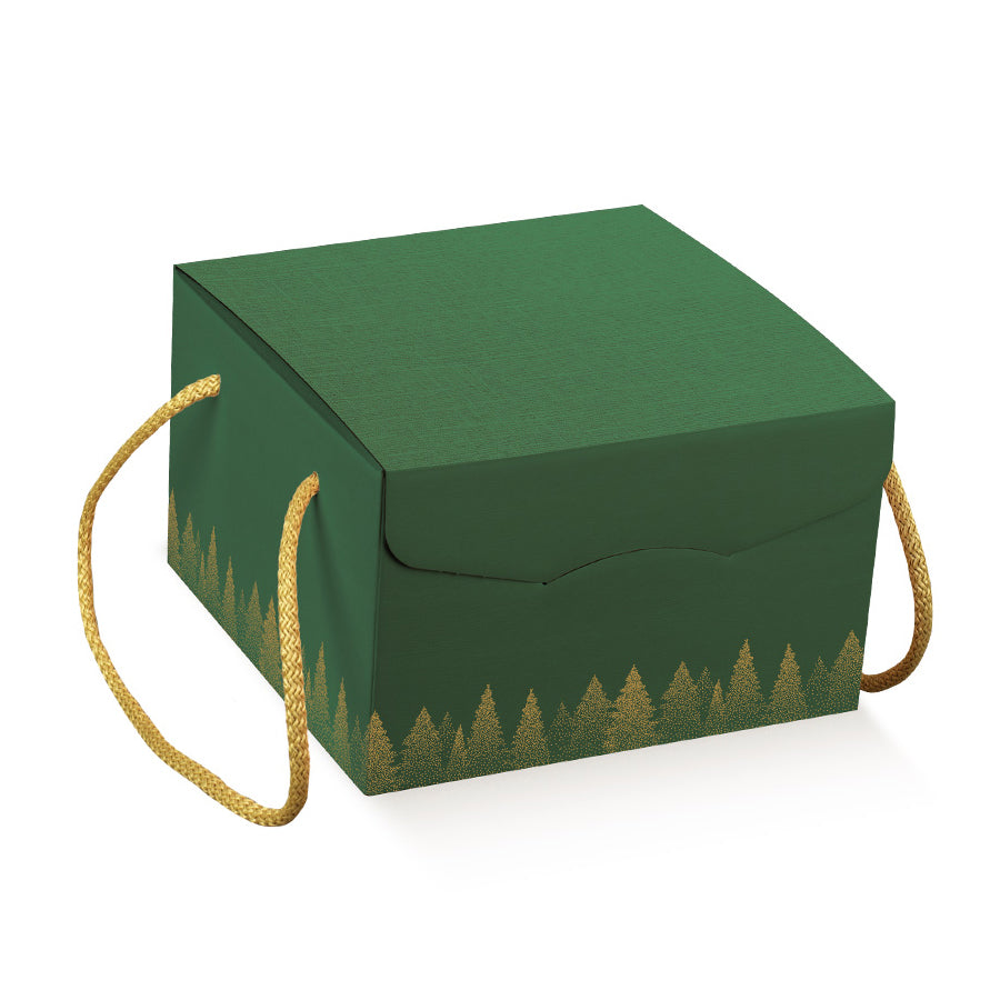 Cajas Secretas con Cordón - Verde - "Green Forest"