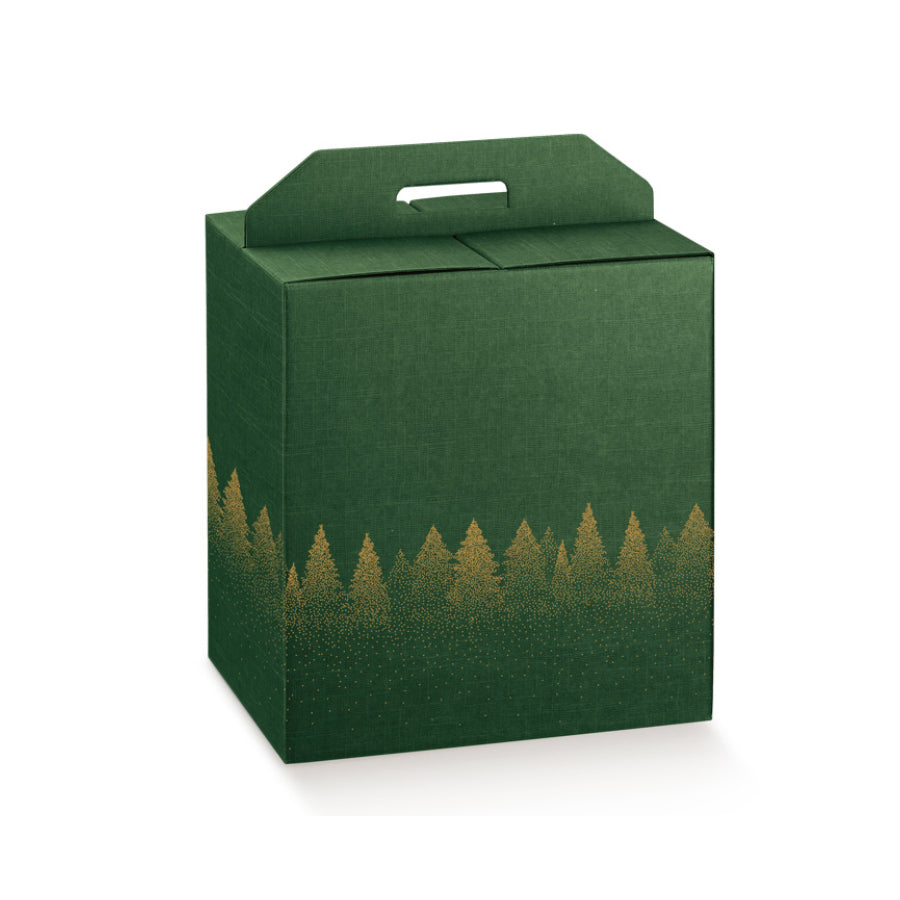 Hamper Box - Green - "Green Forest"