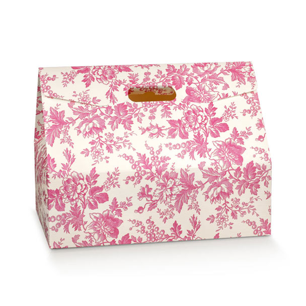 Baulotto Hamper Box - Pink - "Jouy Fuchsia"