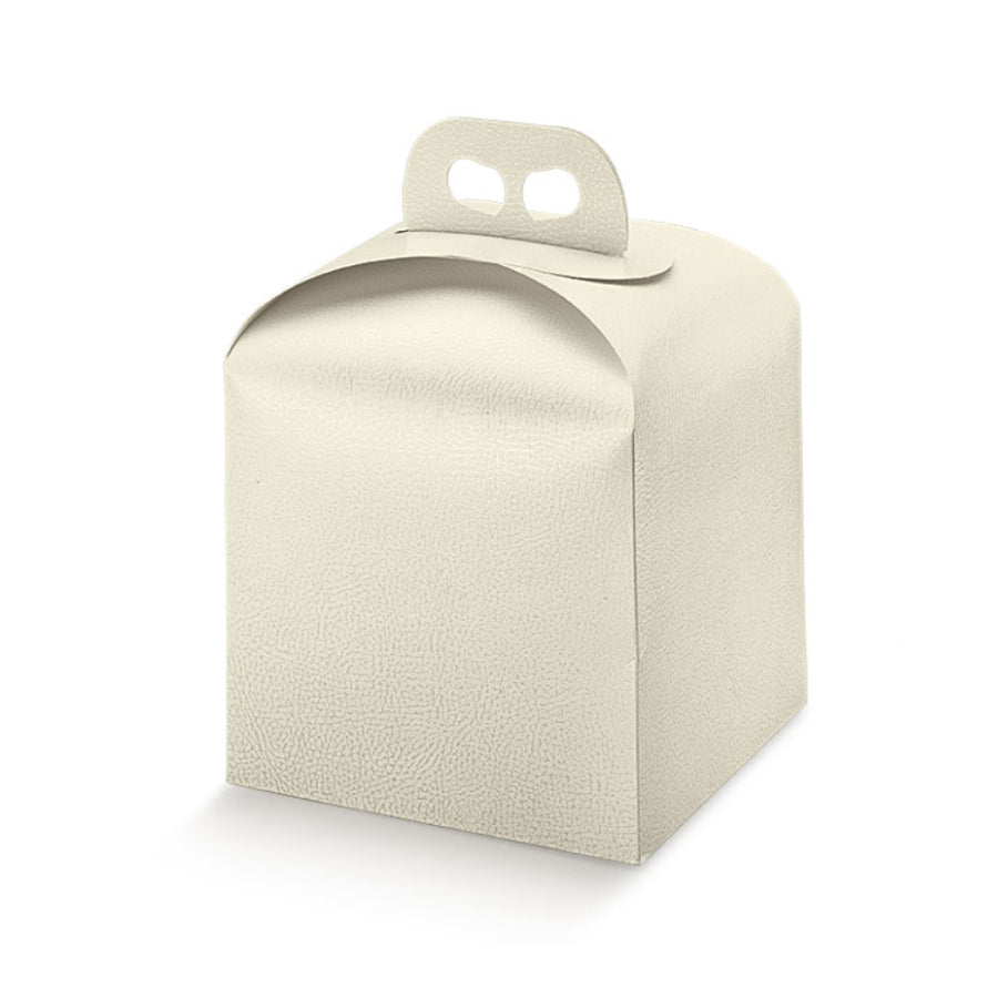 Caixa Portapanettone - Branco - "Pele"