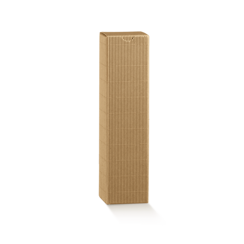 Cajas para Botellas Pequeñas - Kraft - "Onda Avana"