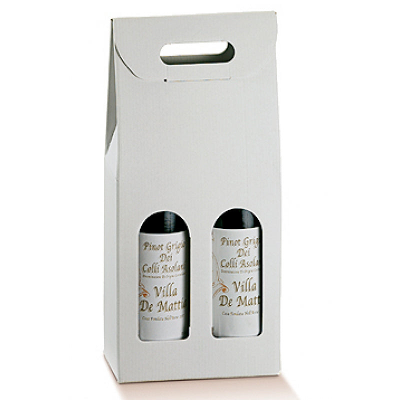 Cajas con Ventana para Botellas - Blanco