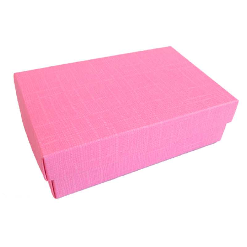 Caixas com Tampa e Fundo - Rosa - "Seta"