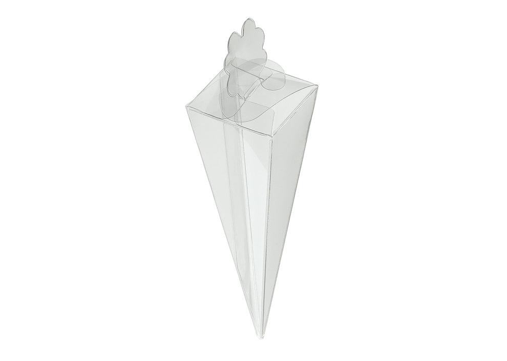 Conos Cuadrados en PVC - Transparente