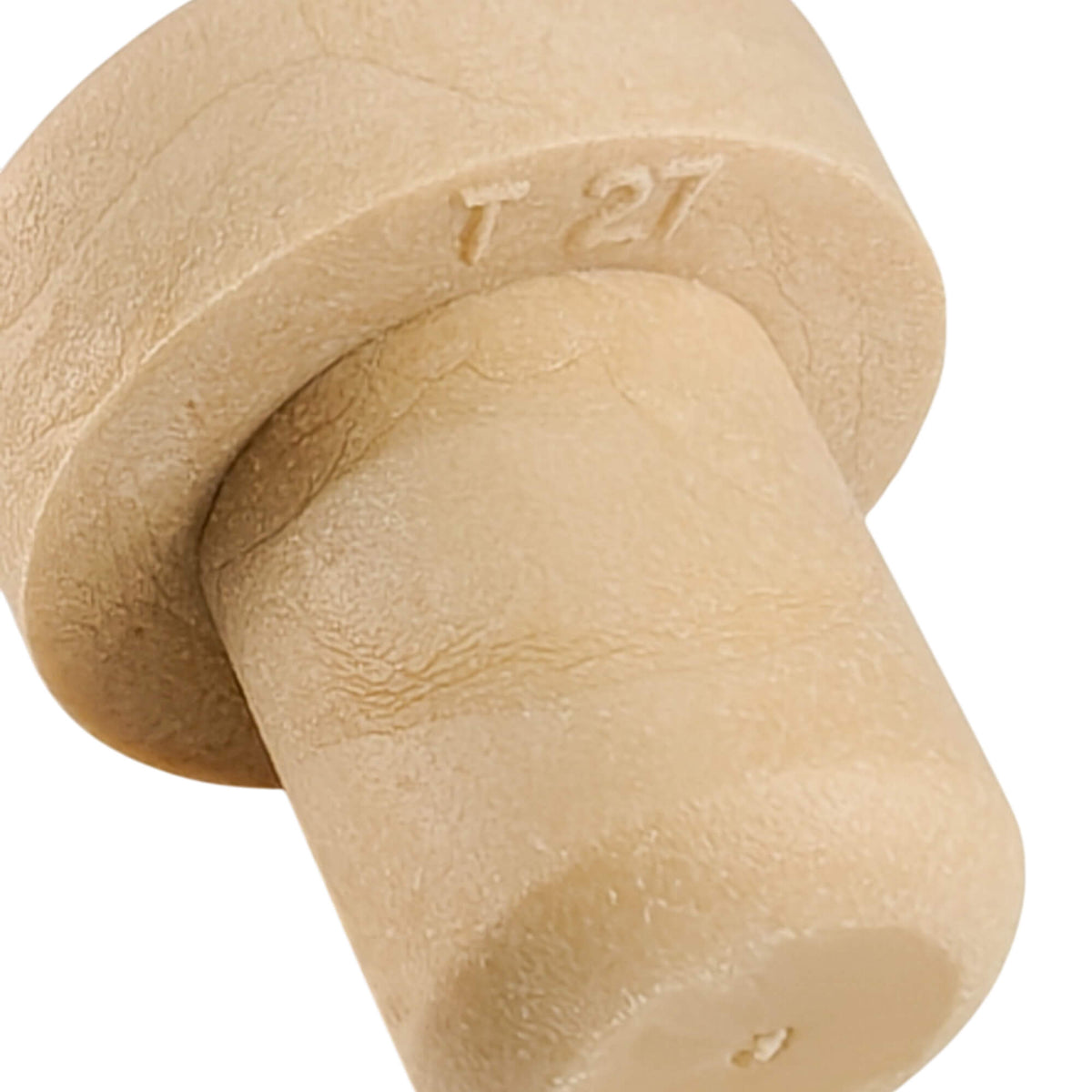 Rolha Sintética para Garrafa Triangular (200mL) - Bege