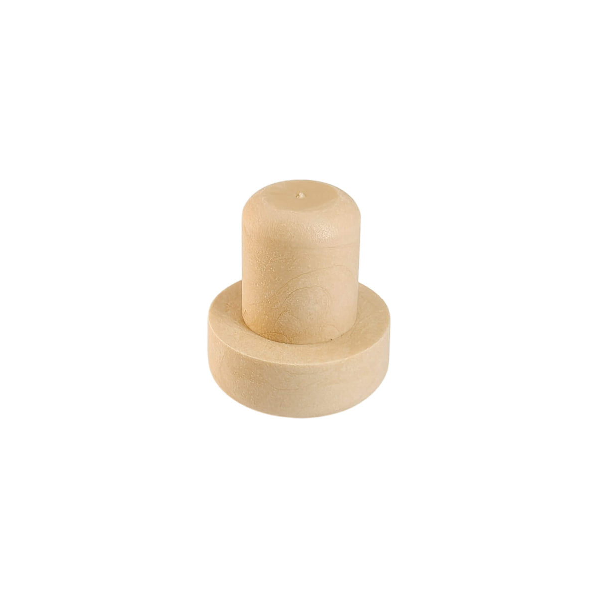 Rolha Sintética para Garrafa Triangular (200mL) - Bege