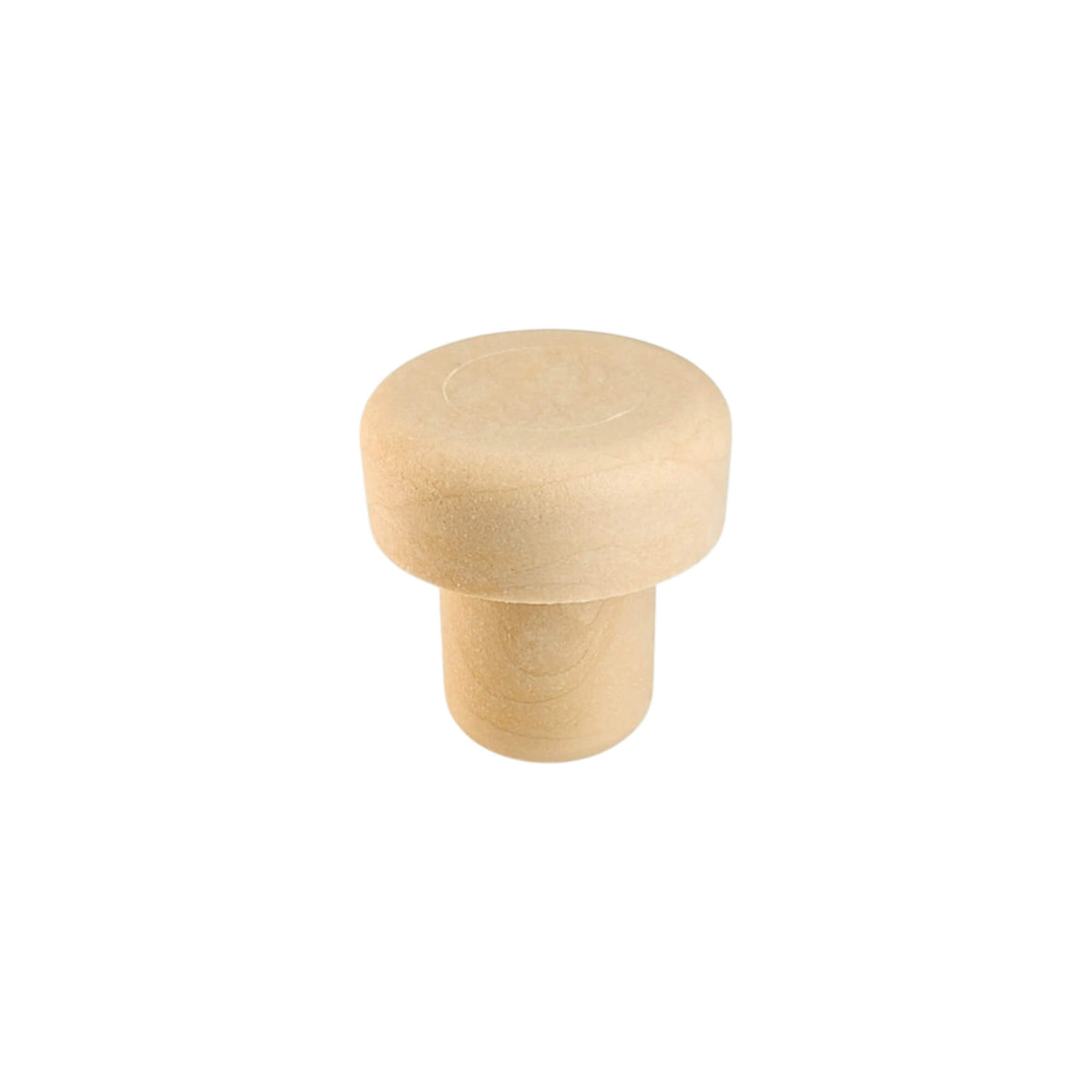 Rolha Sintética para Garrafa Triangular (200mL) - Bege