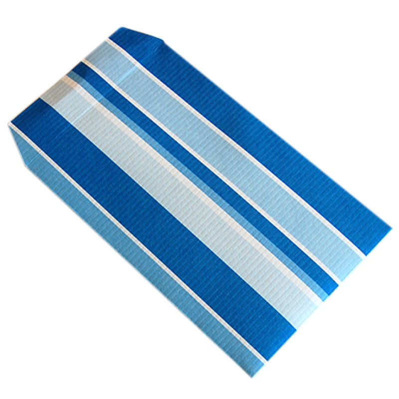 Envelopes de Papel Kraft Branco 140g - Azul - "Riscas"