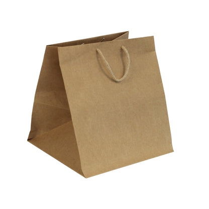 Kraft Natural Kraft Paper Bags 135gsm with Cord - Kraft