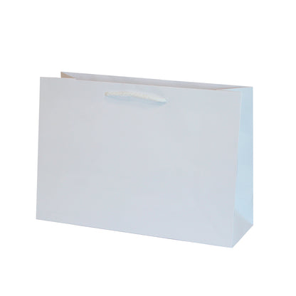 200gsm Coated Paper Bags - Gloss Laminated - White