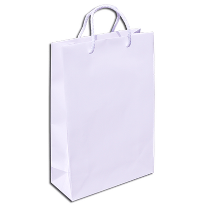 200gsm Coated Paper Bags - Gloss Laminated - White