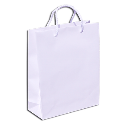 200gsm Coated Paper Bags - Gloss Laminated - White