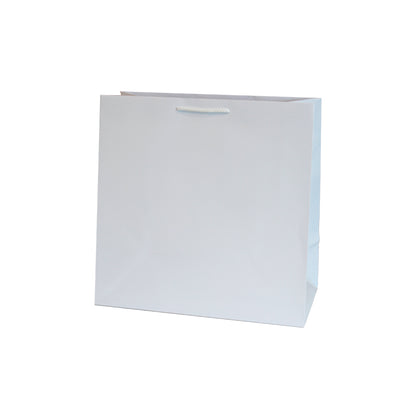 200gsm Coated Paper Bags - Gloss Laminated - White