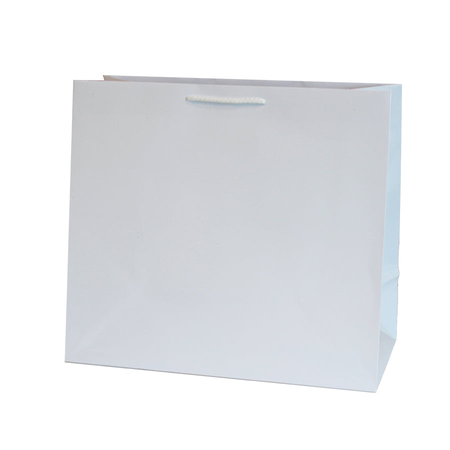 200gsm Coated Paper Bags - Gloss Laminated - White