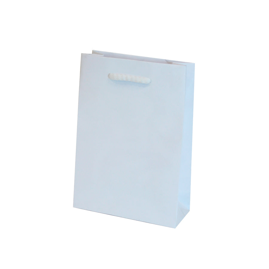 200gsm Coated Paper Bags - Gloss Laminated - White