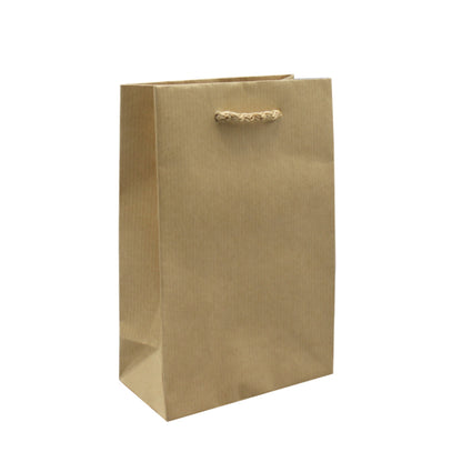 Kraft Natural Kraft Paper Bags 135gsm with Cord - Kraft