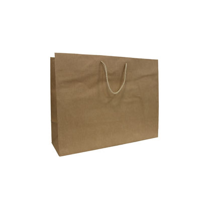 Kraft Natural Kraft Paper Bags 135gsm with Cord - Kraft