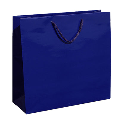 200g Coated Paper Bags - Gloss Laminated - Dark Blue