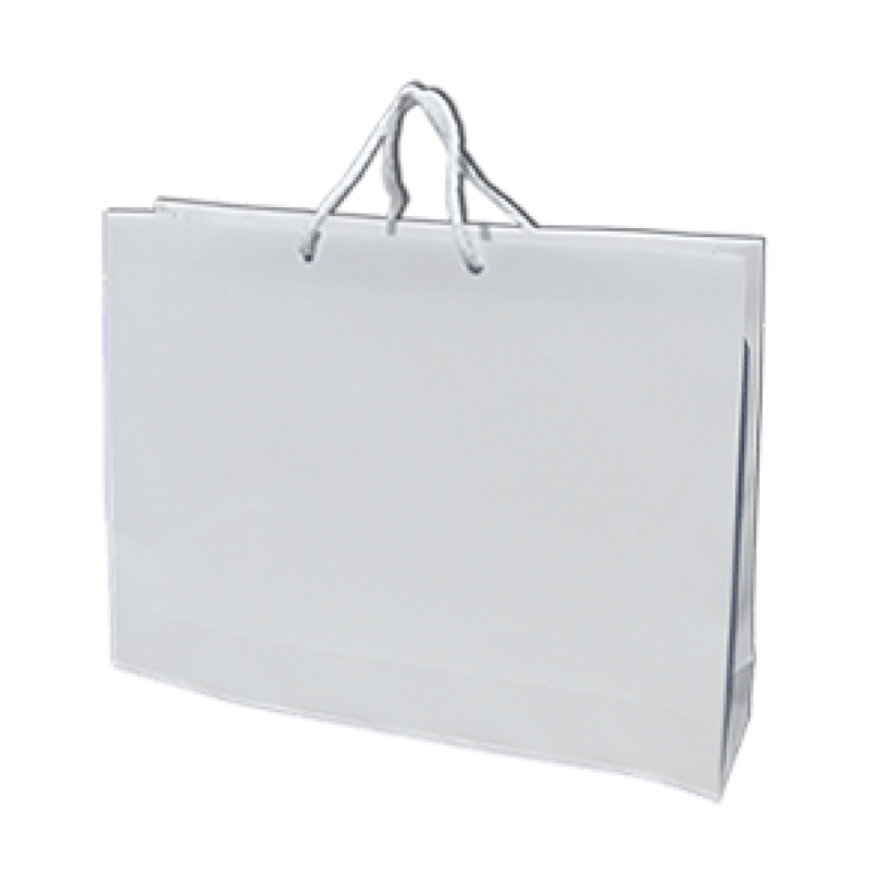 200gsm Coated Paper Bags - Gloss Laminated - White
