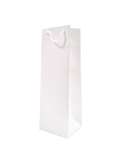 Bolsas de Papel IOR 180g para Botella Magnum - Blanco