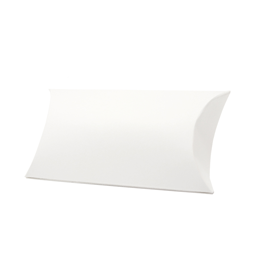 Caixas Ovais em Cartolina 260g - Plastificado Brilho - Branco