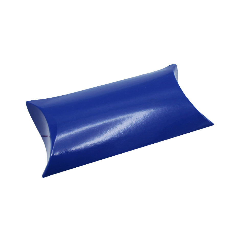 Caixas Ovais em Cartolina 350g - Plastificado Brilho - Azul