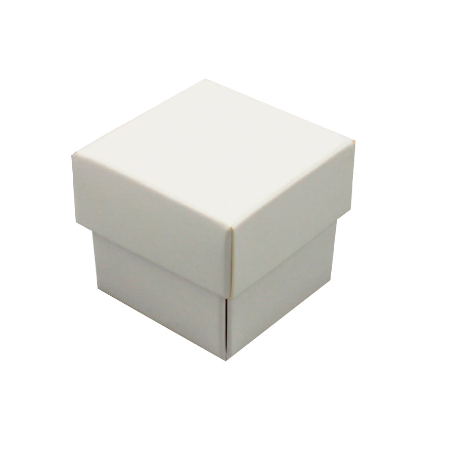 Caixas em Cartolina com Tampa e Fundo 300g - Branco
