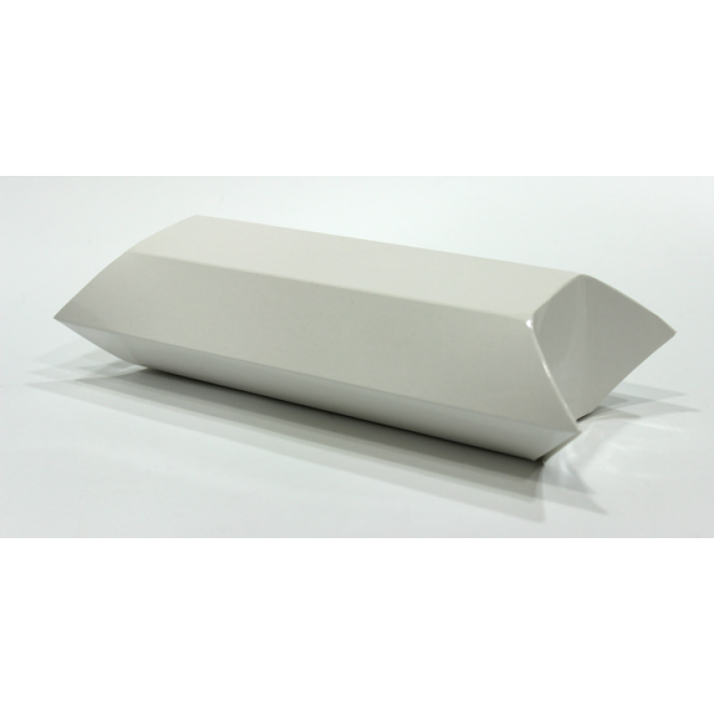 Cajas de Cartulina Plegable de 250g para Pasteles de Nata - Laminado Brillo - Blanco