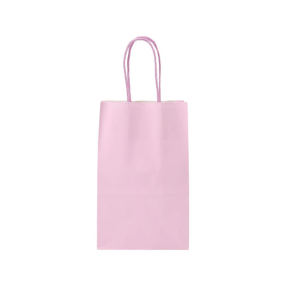 Sacos Asa Torcida Kraft Branco 90g - Lilás Pastel